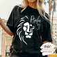 Psalm 91 Lion Front Large - Unisex Tee