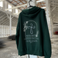 Lamentations 3:55-60 Redeemed Forest Green Zip-up