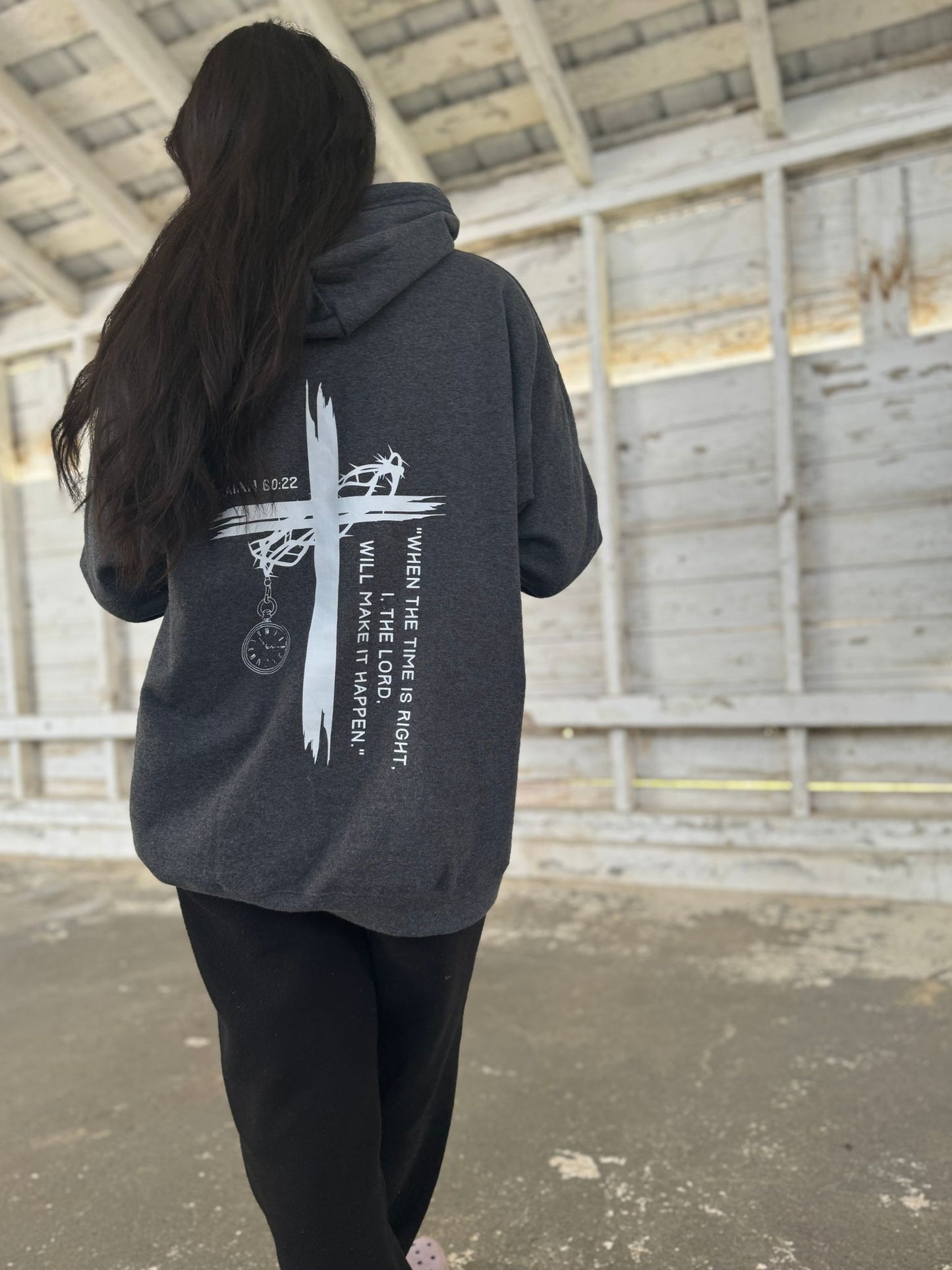 Isaiah 60:22 The Right Time Zip-Up Hoodie, Unisex