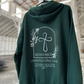 Lamentations 3:55-60 Redeemed Forest Green Zip-up